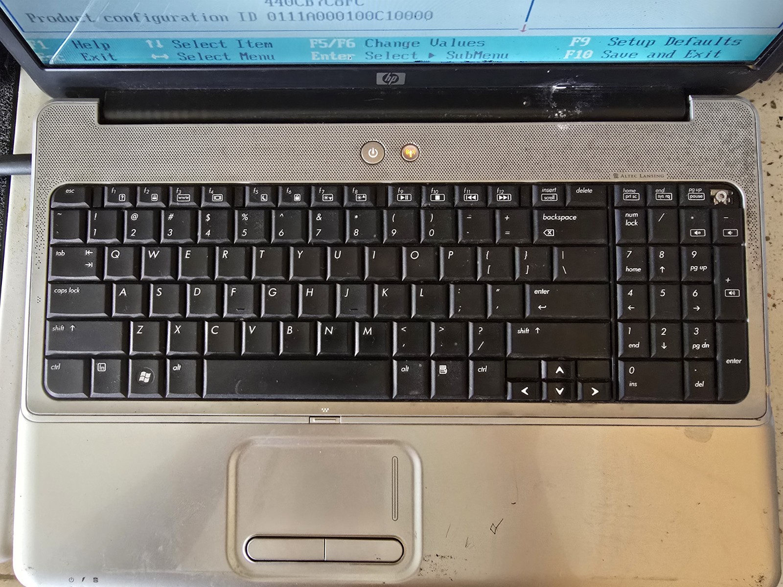 HP G60-441US Laptop Pentium Dual-Core T4200 2.00 GHz 3GB RAM For Parts/Not Work