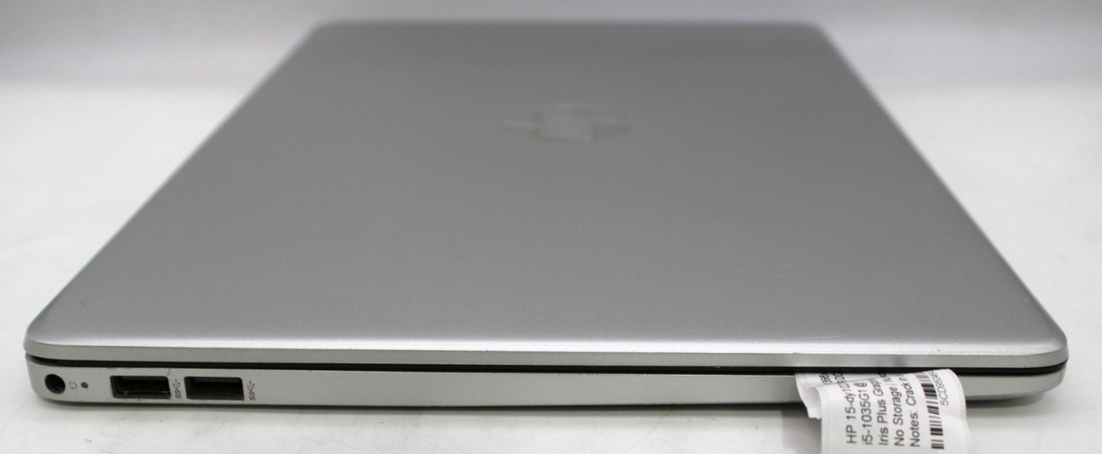 HP 15-dy1xxx -i5-1035G1@1.0GHz-12GB DDR3 RAM-NO STORAGE/OS *USED/TESTED*