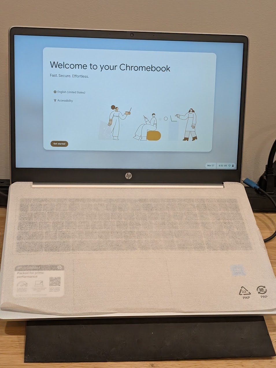 HP Chromebook 15.6 15a-nb0013dx Intel N200 8GB 64GB eMMC Silver