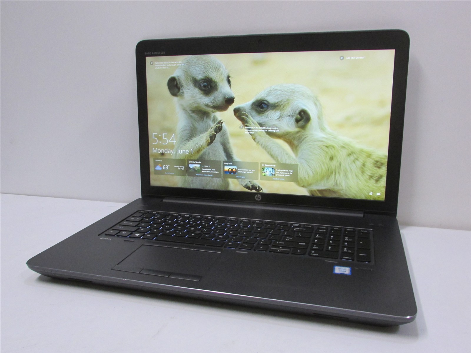 HP ZBook 17 G3 Xeon E3-1535M v5 2.9GHz 32GB RAM 512GB M.2 17″ Windows 10 Pro
