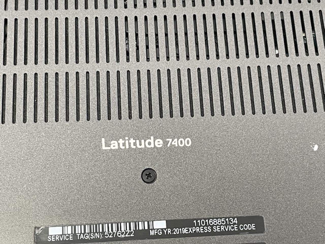 DELL LATITUDE 7400 Laptop w/ Intel Core i5-8365U 1.60 GHZ + 16GB No HD/Battery