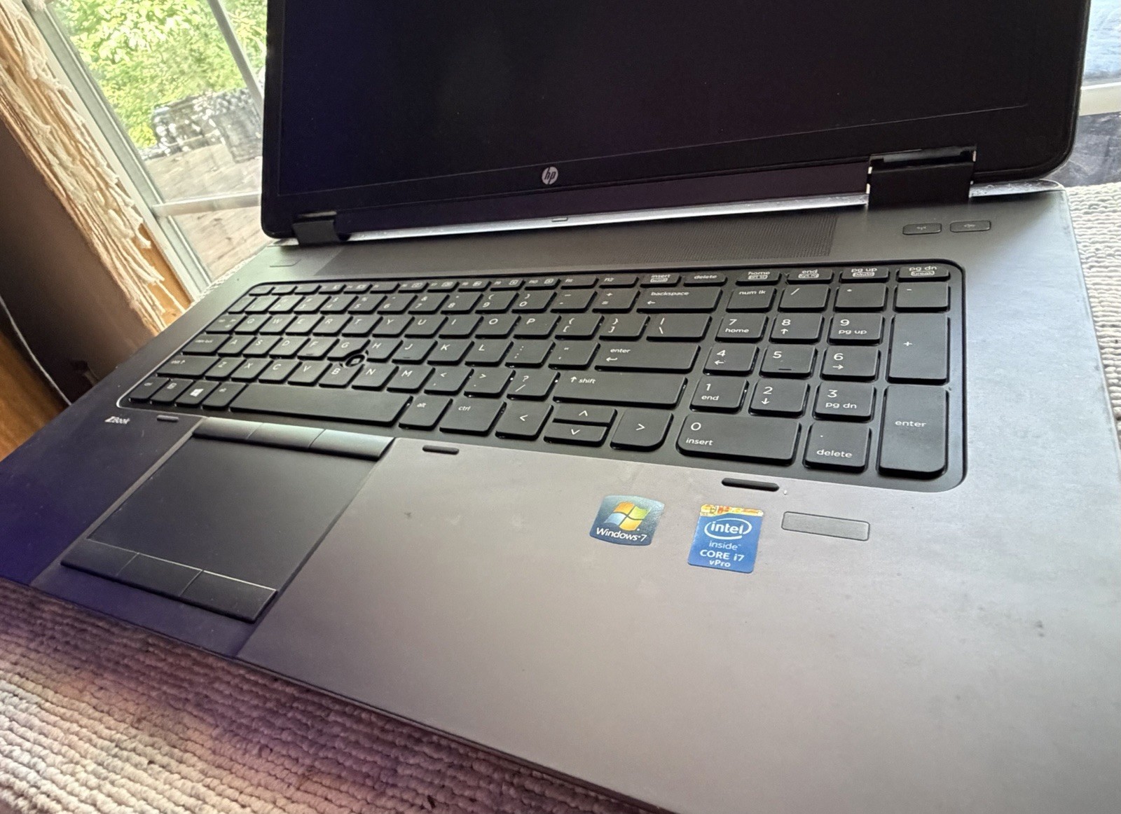 HP ZBook 17 17in Core i7 2.70GHz HDD Dedicated GPU No OS, Parts, Boots up..