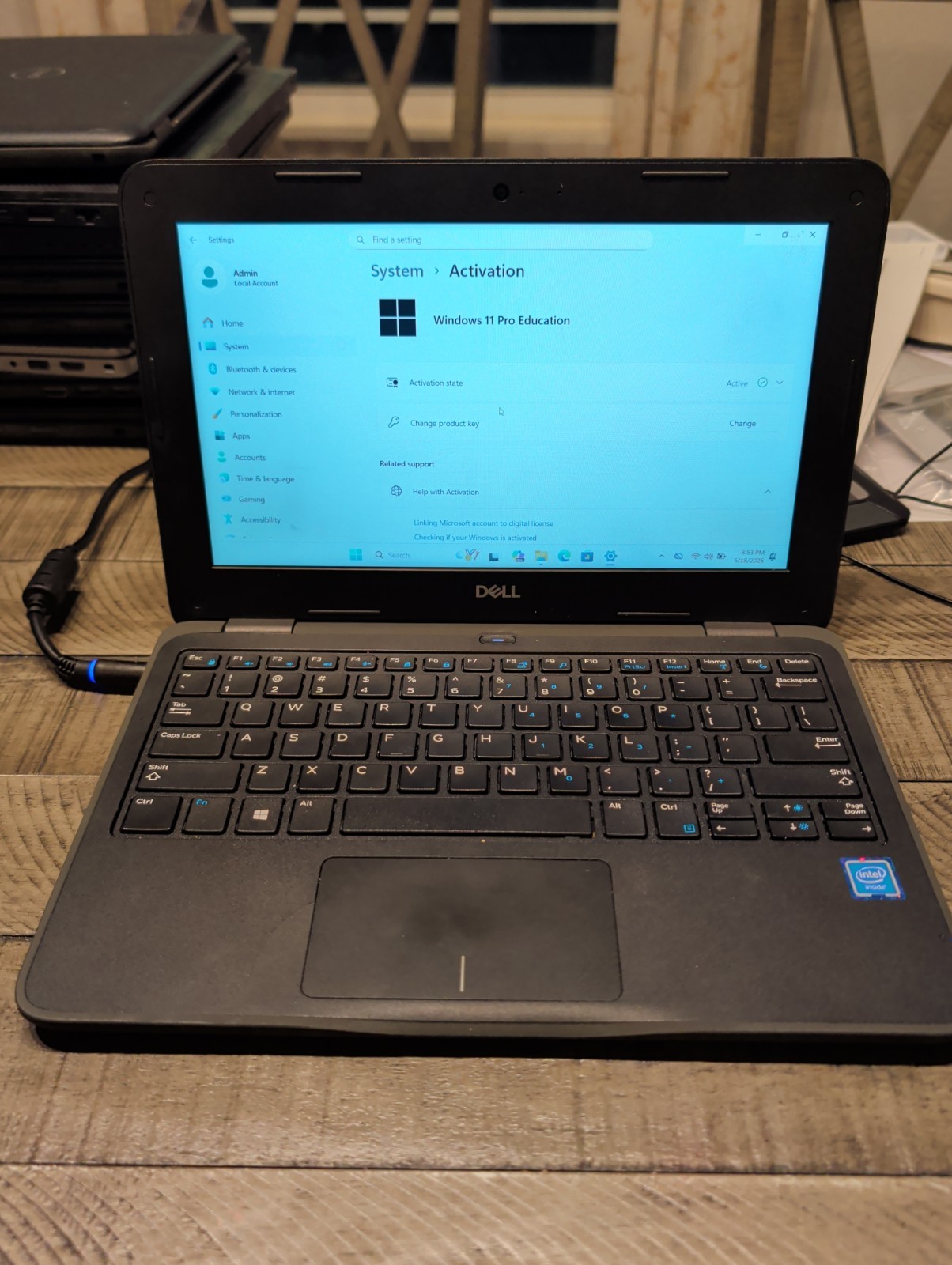 Dell Latitude 3190 Laptop 11.6” Pentium 4GB RAM 64GB SSD Win 11 **Bad Battery