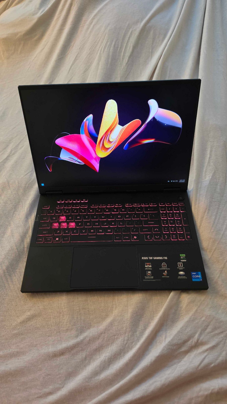 ASUS TUF Gaming F16 16″ 165Hz i7-14650HX 32GB RTX 5060 1TB SSD