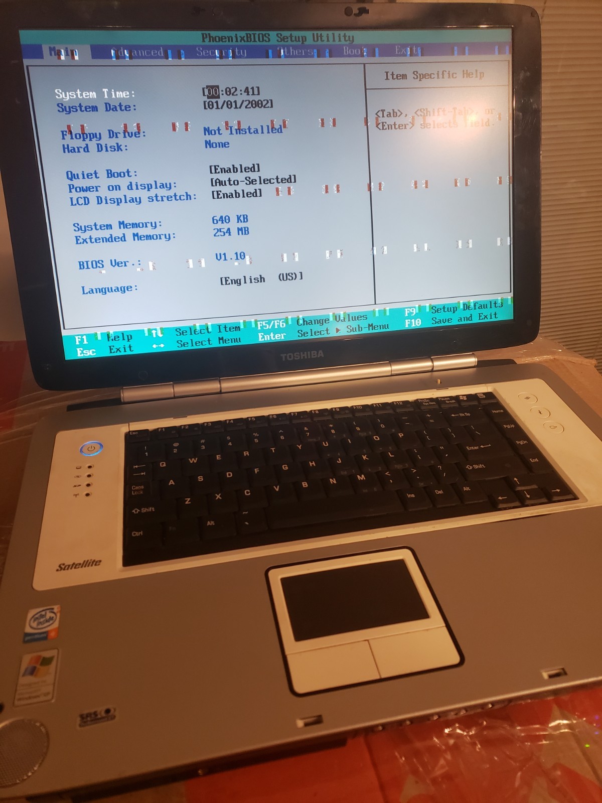 Rare Max Spec Toshiba Satellite P25 W/TV Tuner P4 3.4ghz SL793 FX5700 (P25-S676)