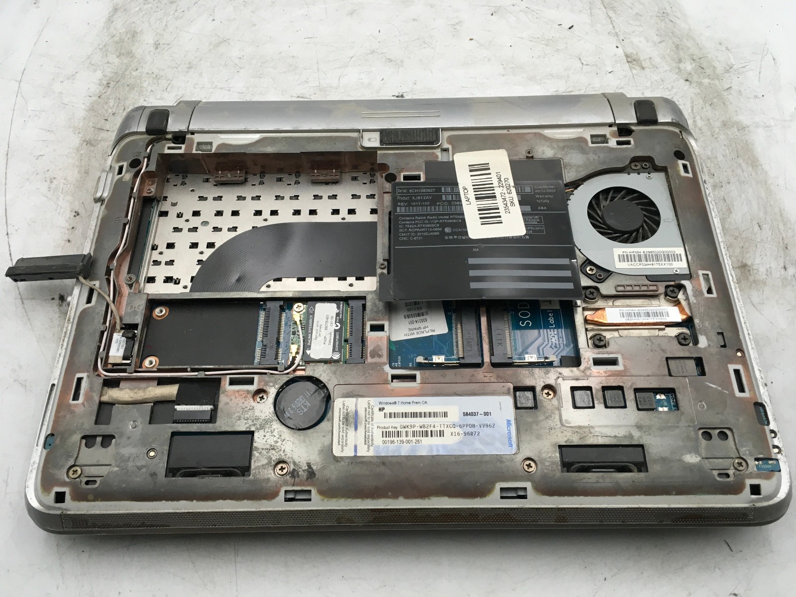 HP PAVILION DM1 – BOOTS TO BIOS – AMD E 350 – NO RAM – 11″ – READ DESCRIPTION-BB