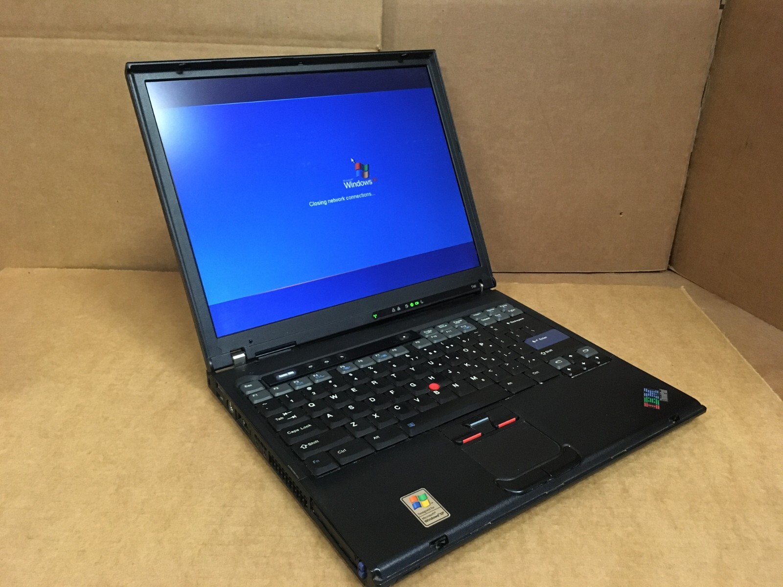 IBM THINKPAD T40 1.50GHz 1GB 40GB HDD WINDOWS XP ATI RADEON 7500TYPE 2373
