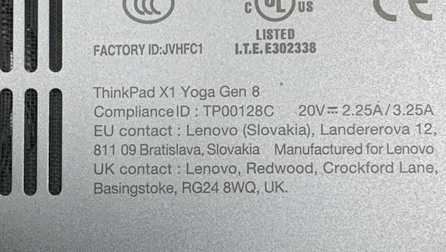Lenovo ThinkPad X1 Yoga Gen 8 | Intel i7-1365U 1TB NVMe 32GB DDR5 Touchscreen