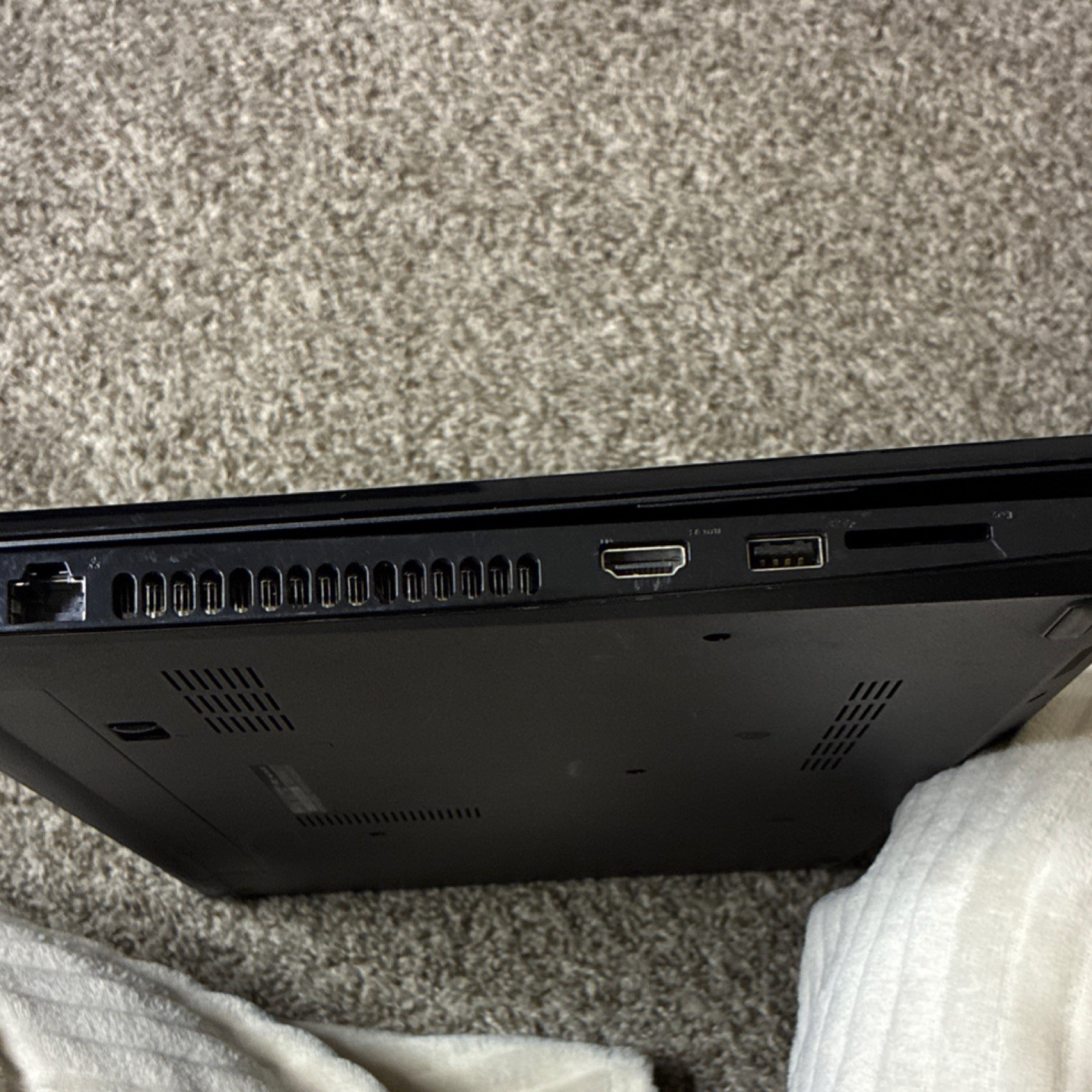 Dell 15.6″ Black Notebook Laptop HDMI USB 2.0 SD Card Slot Ethernet Webcam