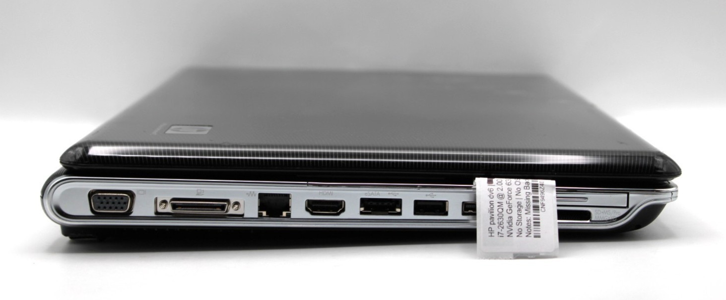 HP Pavilion Dv6 i7-2630QM@2.00GHz 8GB DDR3 NO STORAGE OR OS *USED/TESTED*