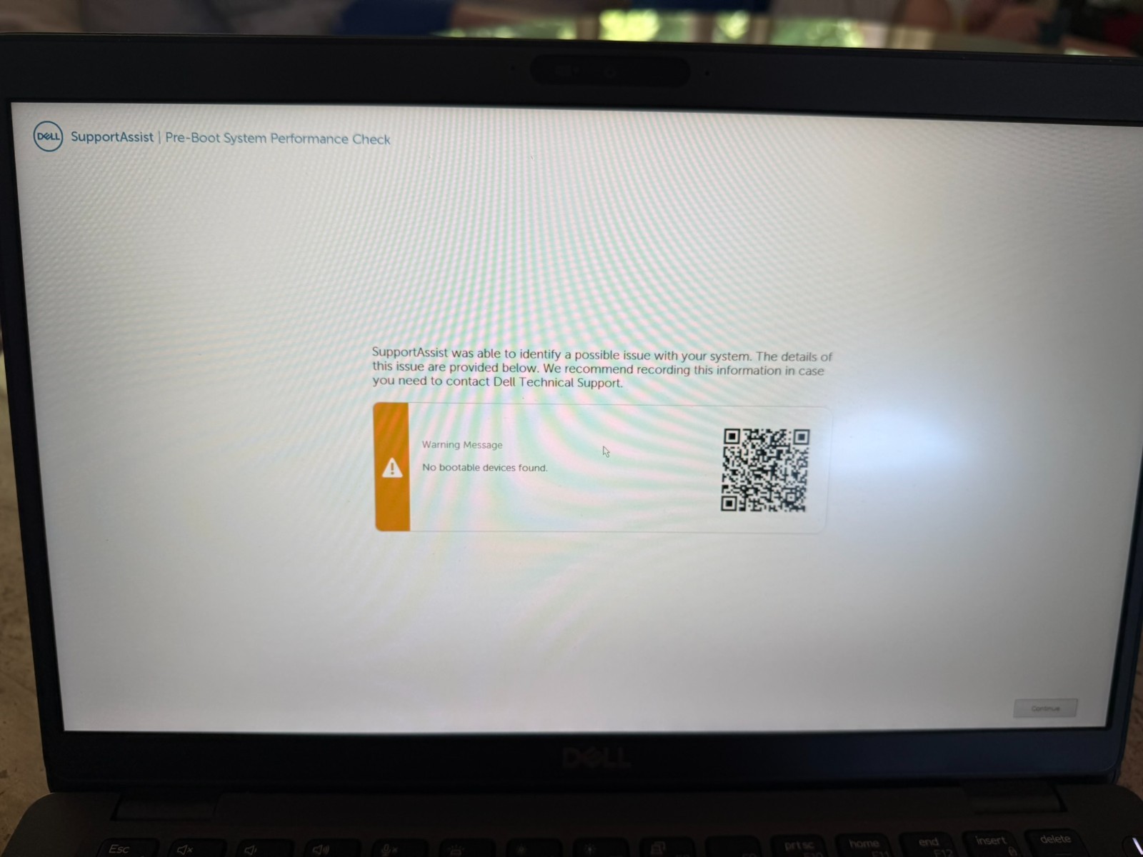 Dell Latitude 5400 Intel i5-8365U 8gb RAM – No Bootable Device