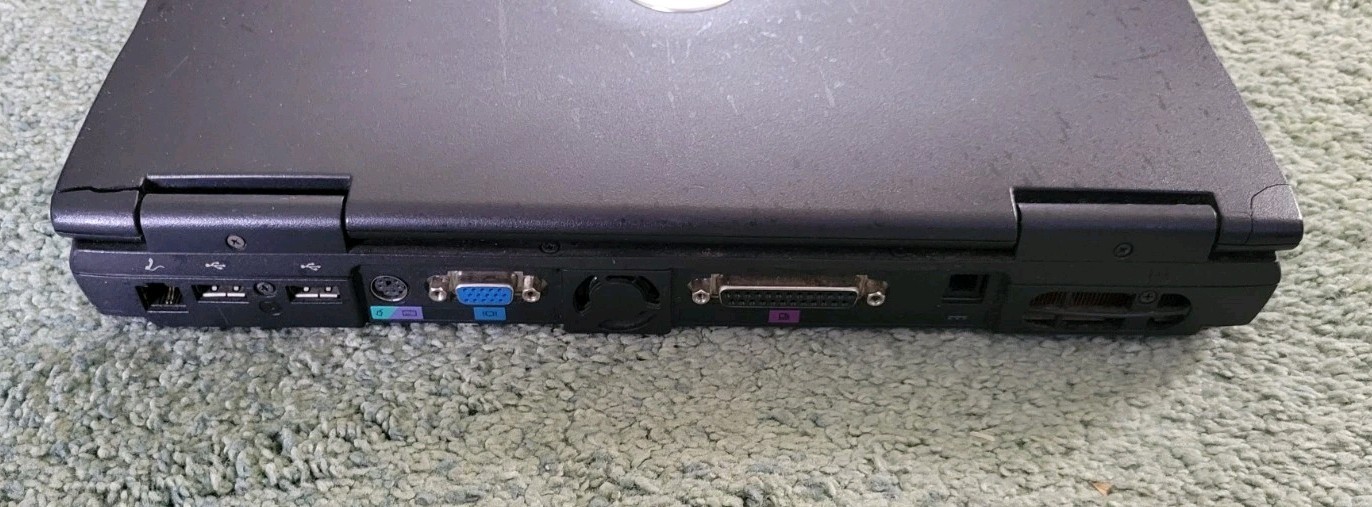Dell Inspiron 2650 Retro Gaming Laptop Pentium 4 1.70GHz 128MB RAM Windows XP