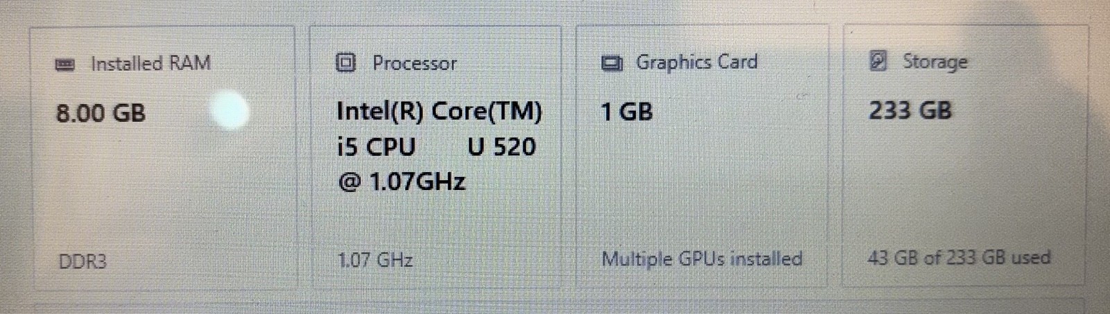 Alienware M11x R2 Gaming Laptop 11.6” i5 U520 | 8GB | 250GB HD | GT 335M | READ!