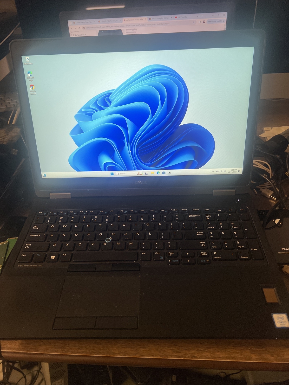 Dell Precision 3510 Laptop i7-6820HQ @ 2.7GHz 8GB RAM 256GB SSD Cam 15.6″