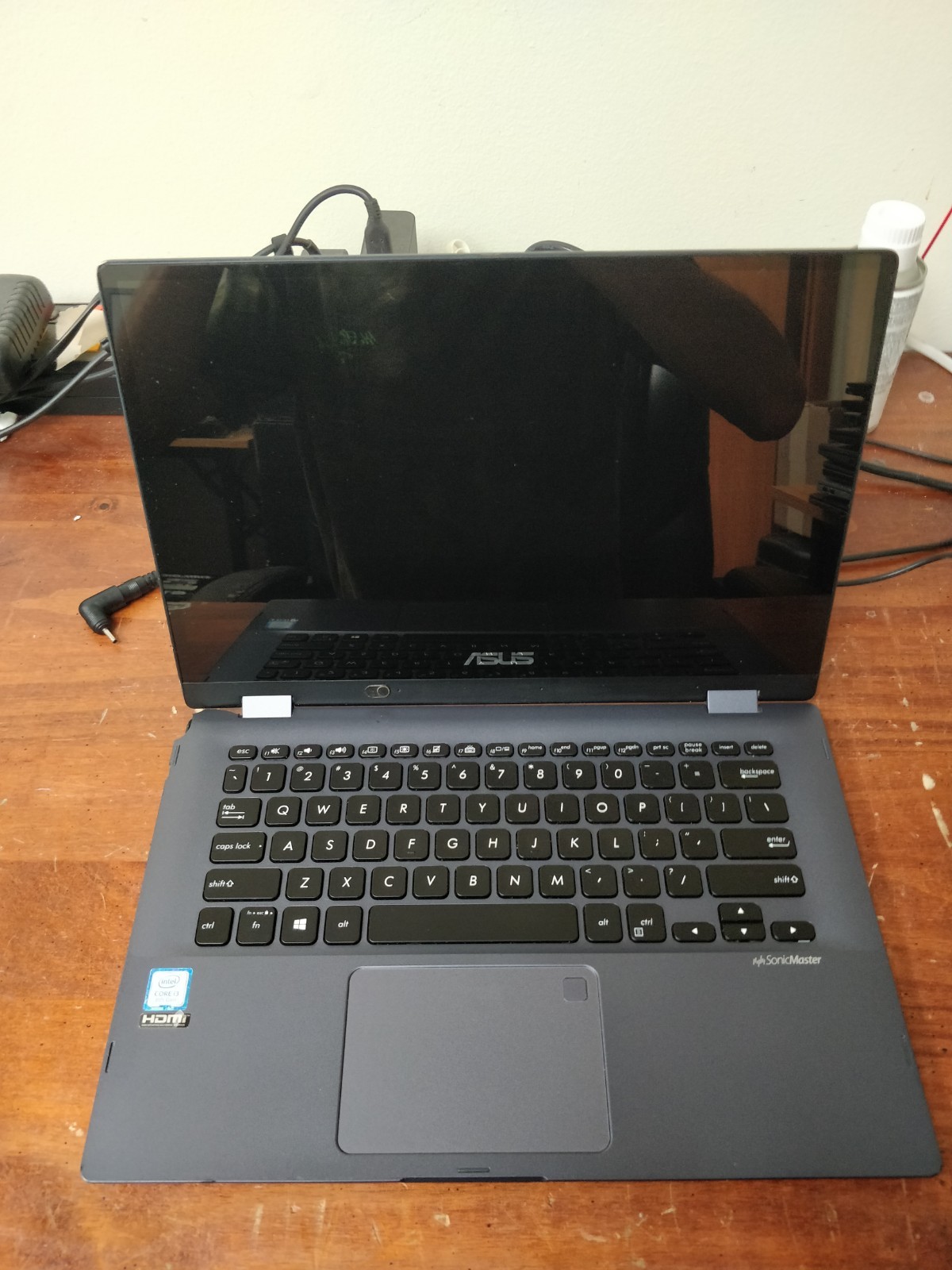 ASUS VIVOBOOK FLIP TP412F INTEL CORE I3-8145U@2.10GHz 8GB RAM NO DRIVE PART 9009