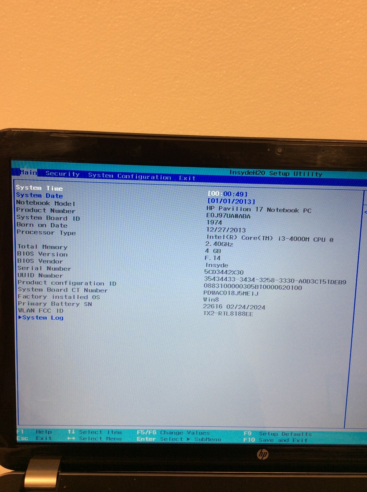HP 17-e019dx 17.3″ Laptop i3-4000M 2.40Ghz w/ 4gb Ram, 750Gb HD, No Battery READ
