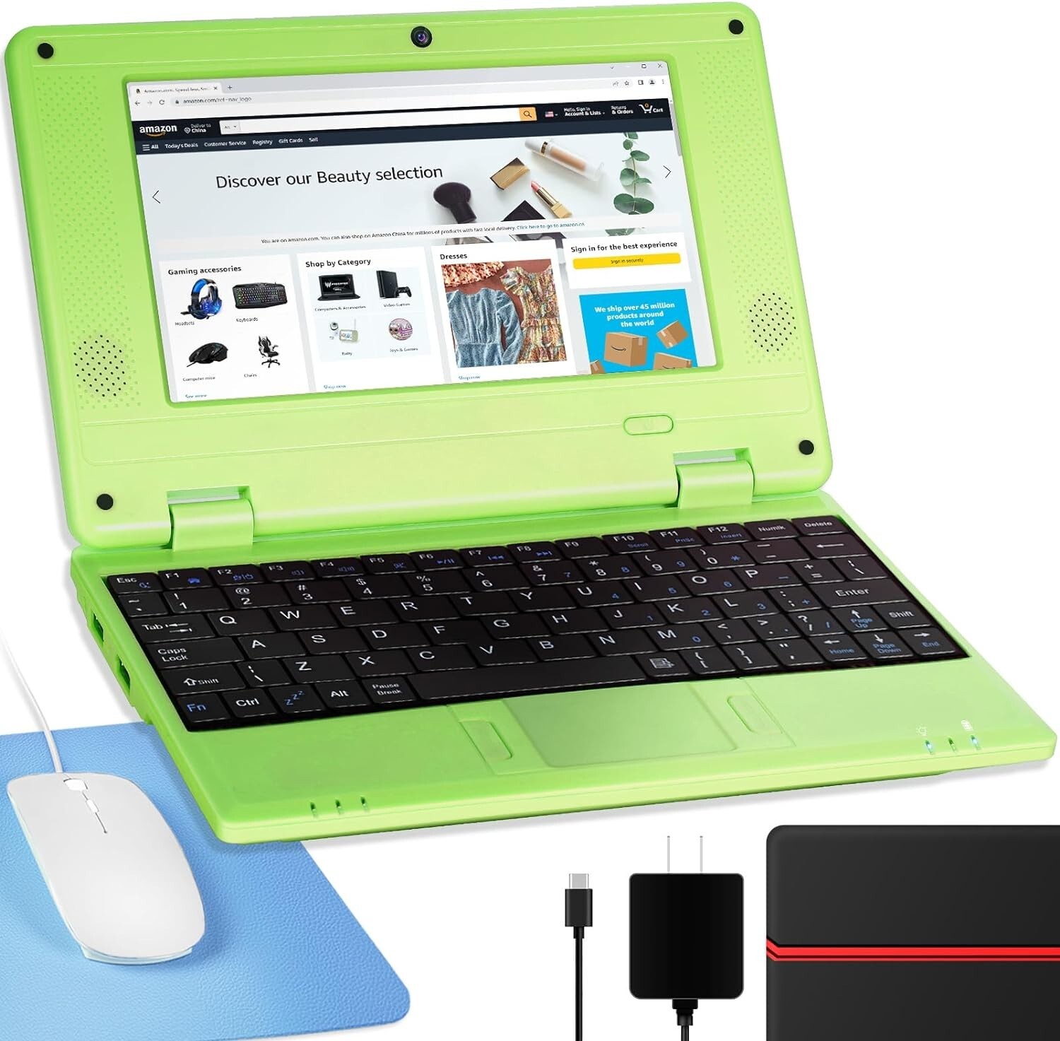 7” Laptop Computer Quad Core Powered by Android 12.0 Netbook with Wifi for Kid