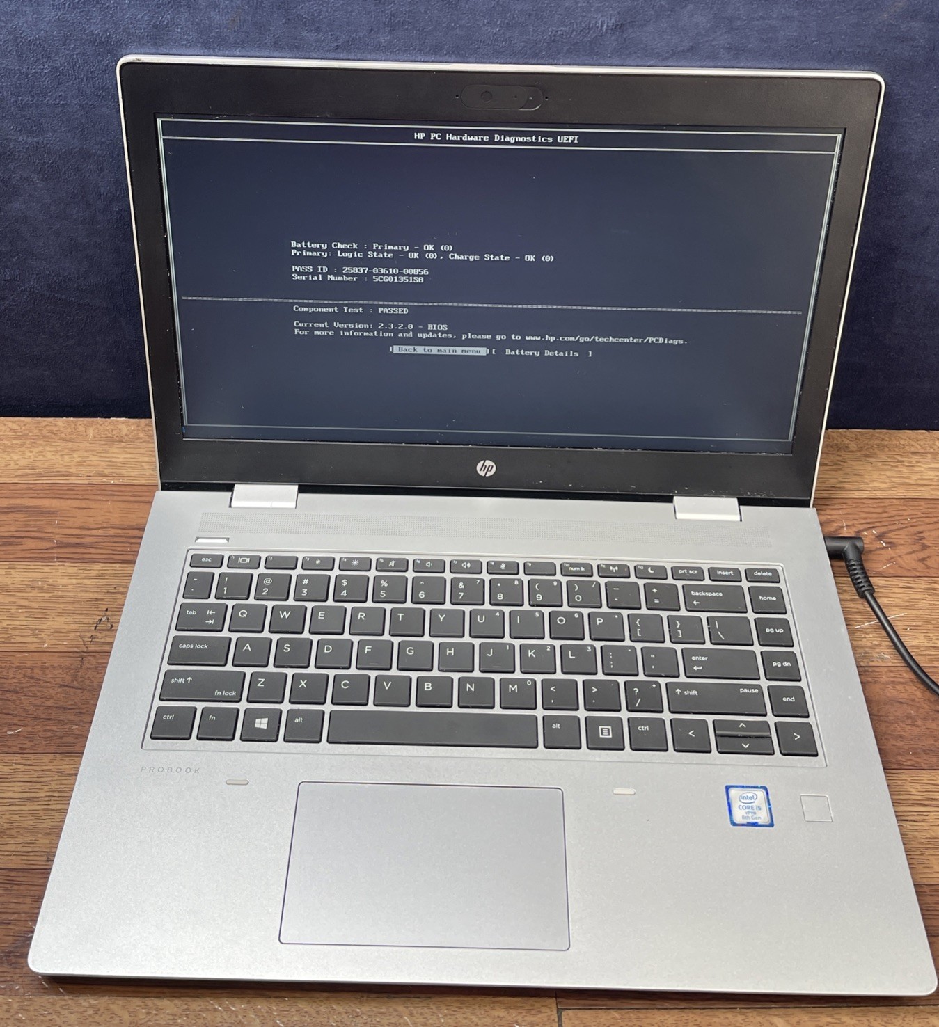 HP Probook 640 G5 Core i5-8365U 14in 1.60 GHz 8GB RAM 256GB SSD NO OS