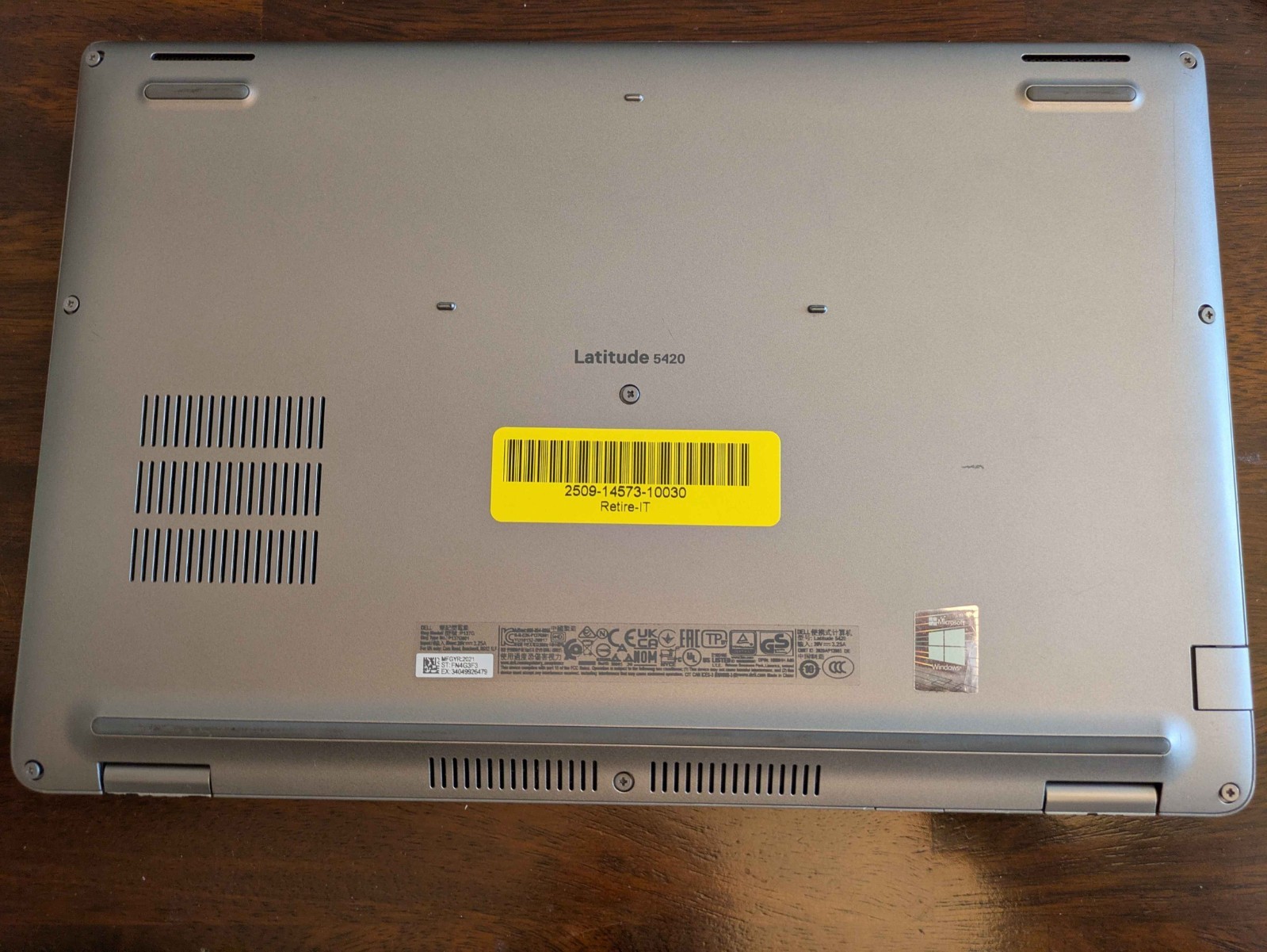 Dell Latitude 5420 14″ Intel i5-1145G7 14″ NO RAM NO SSD NO BATT – READ DESC