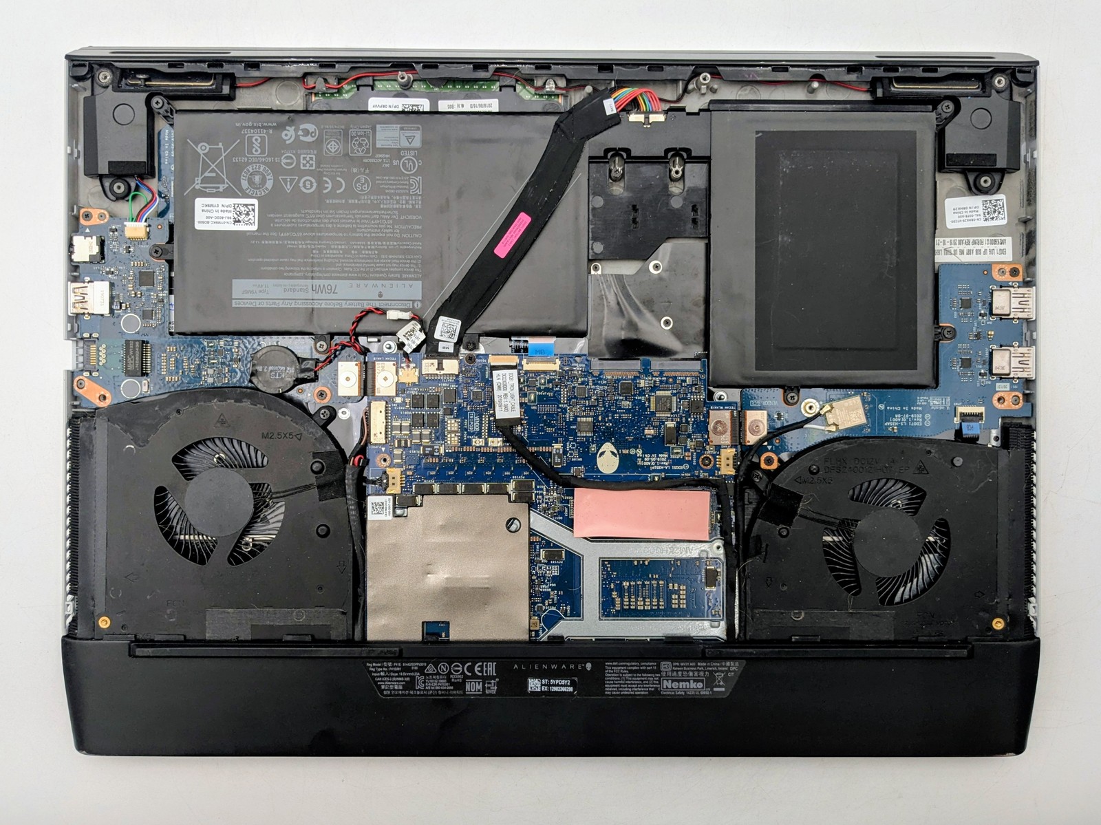 Dell Alienware M17 R2 FHD I7-9750H 16GB RTX 2060 144Hz Motherboard *READ*