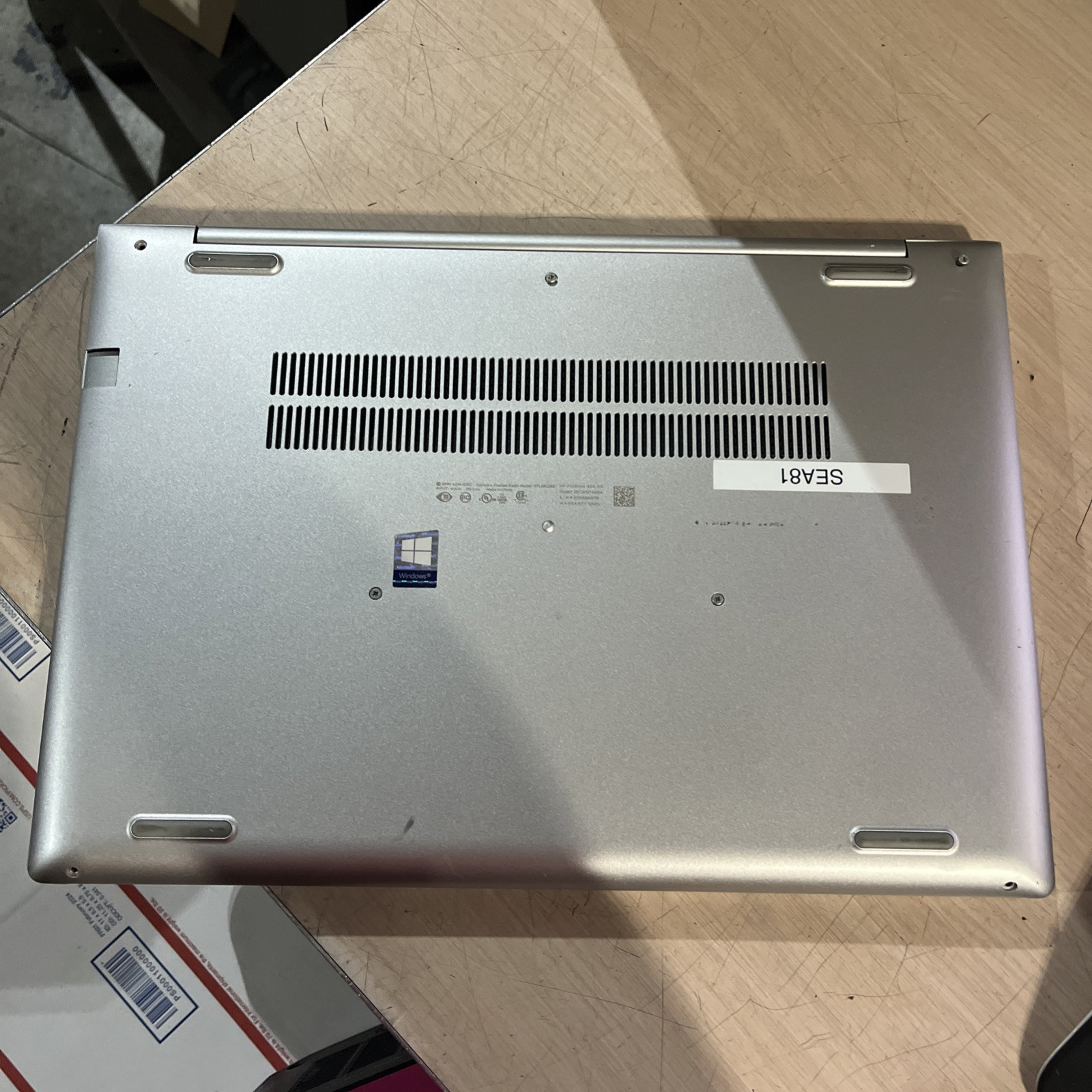 HP PROBOOK 450 G6 INTEL CORE I3-8145U 2.10GHZ 4GB RAM NO HD ~