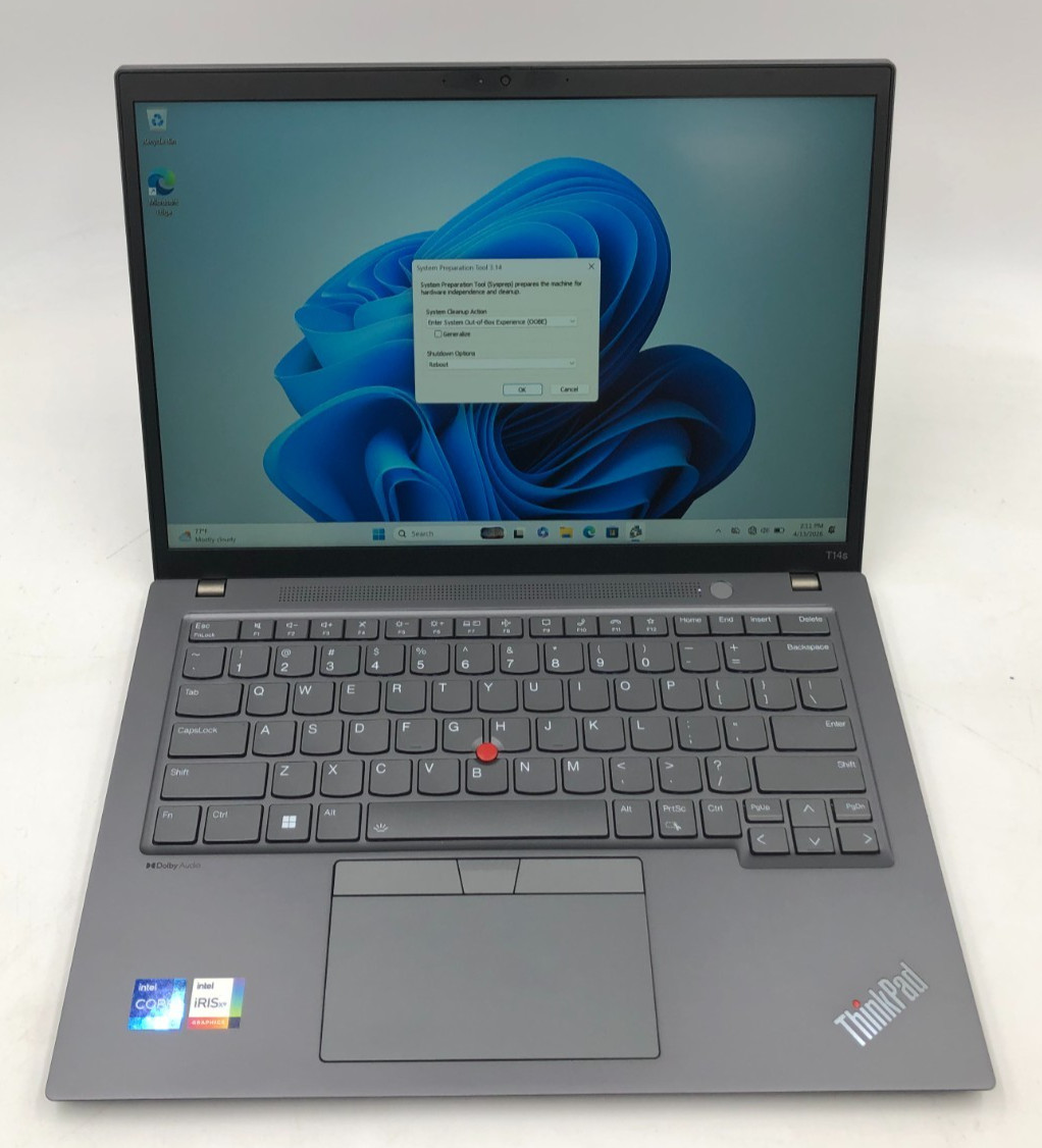 Lenovo ThinkPad T14s Gen 4 14″ – 13th Gen i7-1355U – 16GB RAM 512GB SSD