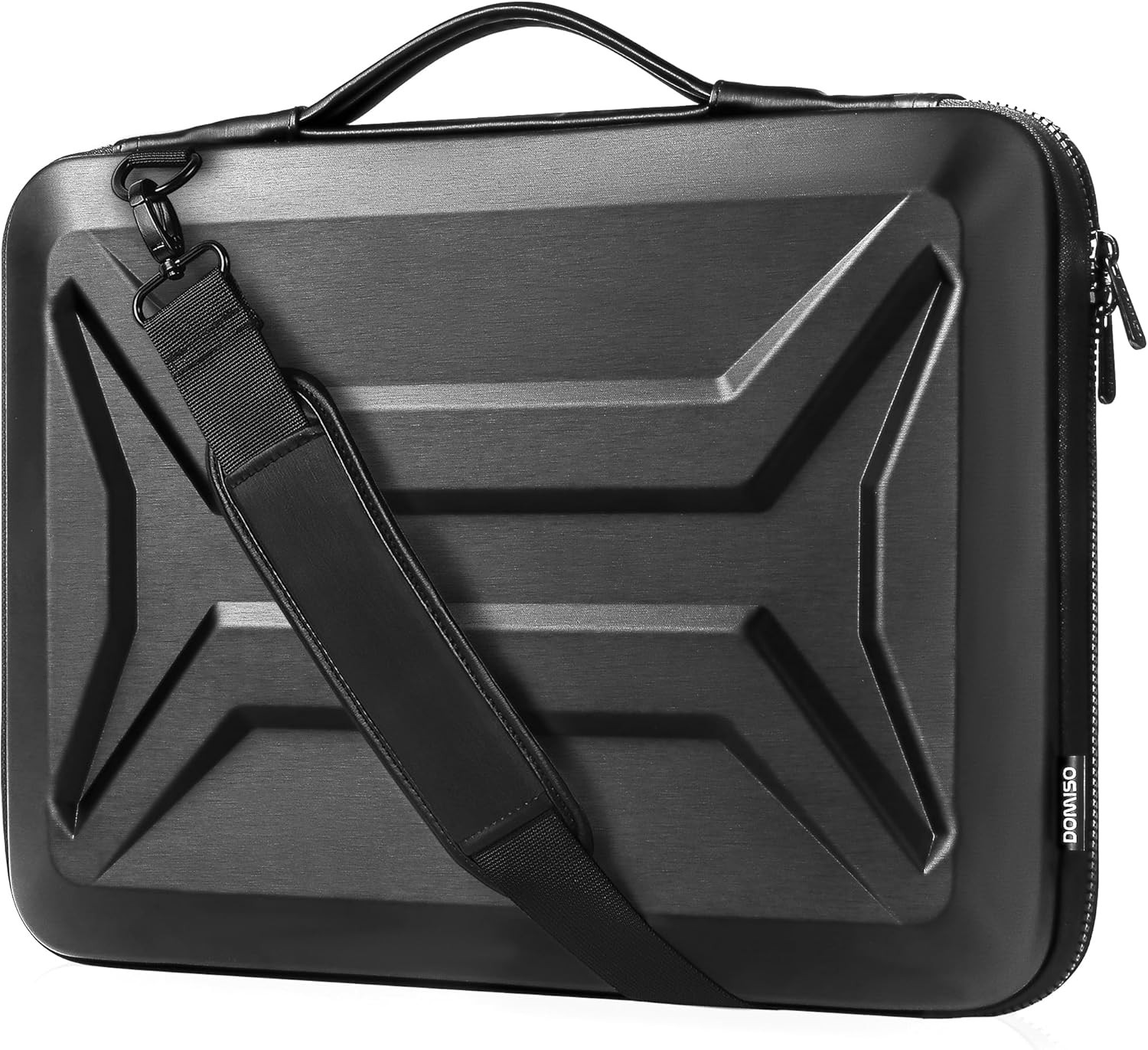 15.6-16 Inch Laptop Hard Case with Strap, Waterproof Shockproof Hard Shell for M
