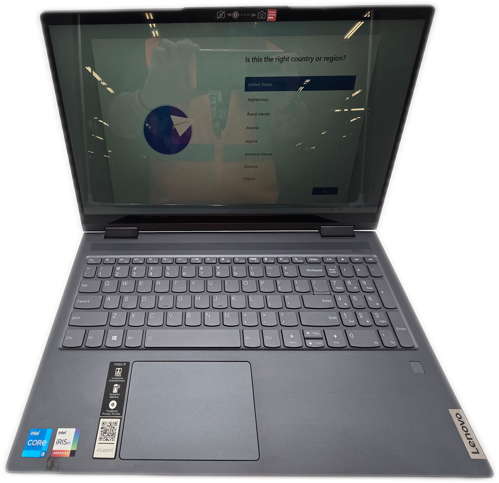 Lenovo Yoga 7 15ITL5 i5-11th Gen 8GB 256GB SSD Windows 11 Home
