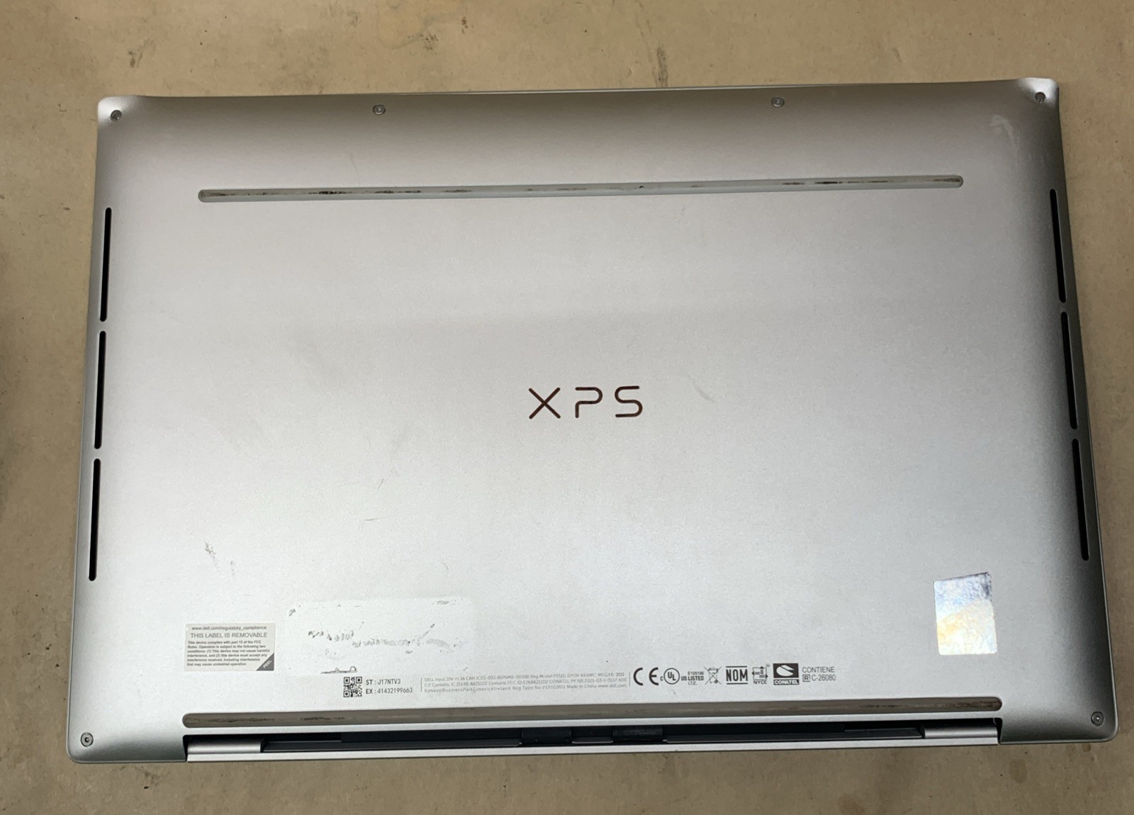 Dell XPS 9320, Intel Core i7-1370P @ 1.90GHz, 16GB RAM, No SSD/OS, No Charger