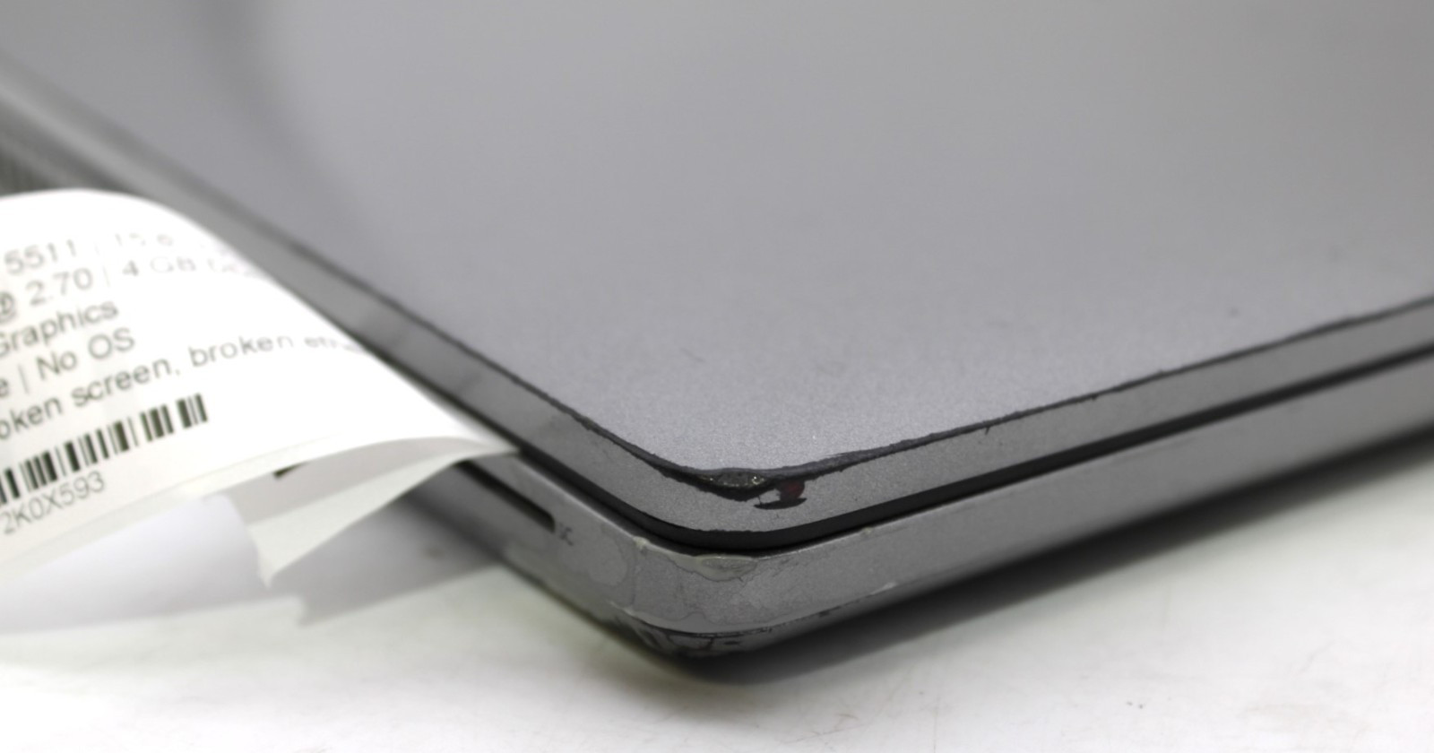 Dell Latitude 5511-i7-10850H@2.7GHz-4GB DDR4 RAM-NO STORAGE/OS*PARTS/REPAIR*
