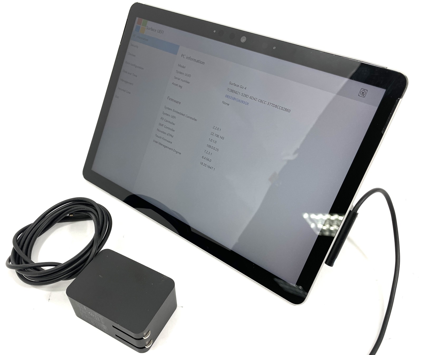 Microsoft Surface Go 4 2067 Tablet N200 128GB SSD 8GB RAM – NO OS – Case DMG