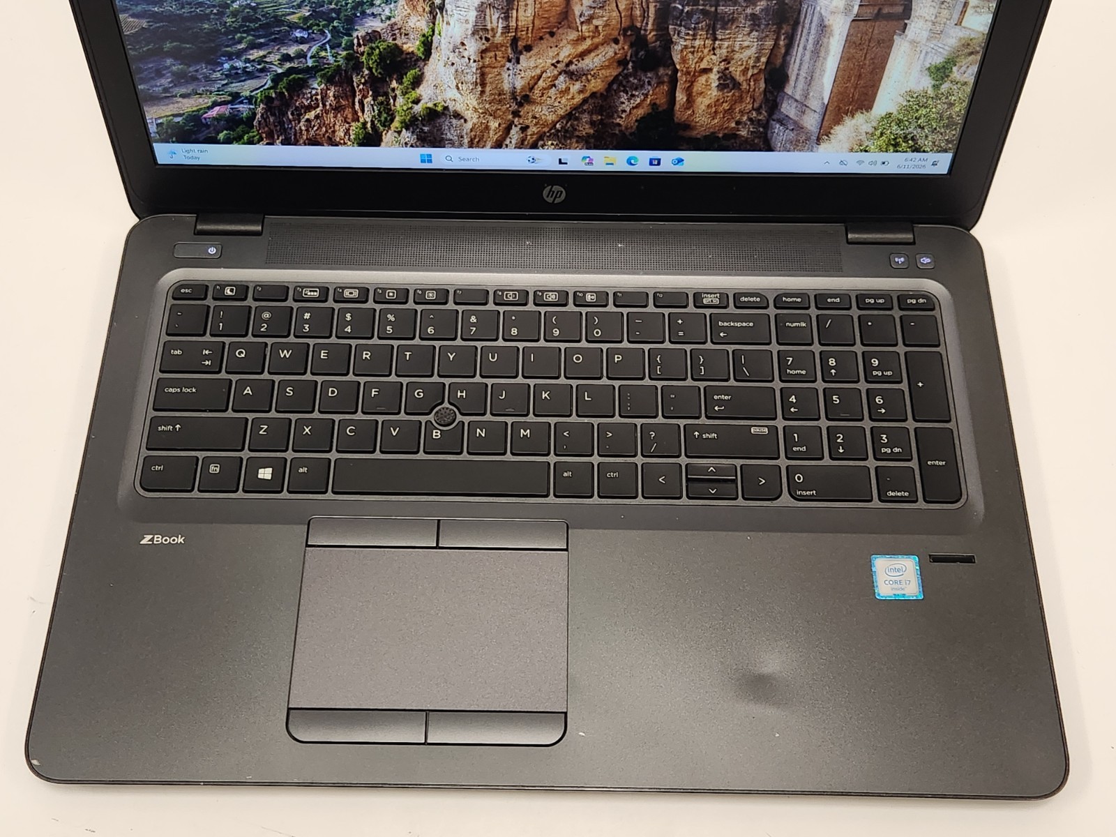 HP ZBOOK 15u G3 Workstation i7-6700HQ 2.60GHz 32GB RAM 512GB SSD W11P *READ*