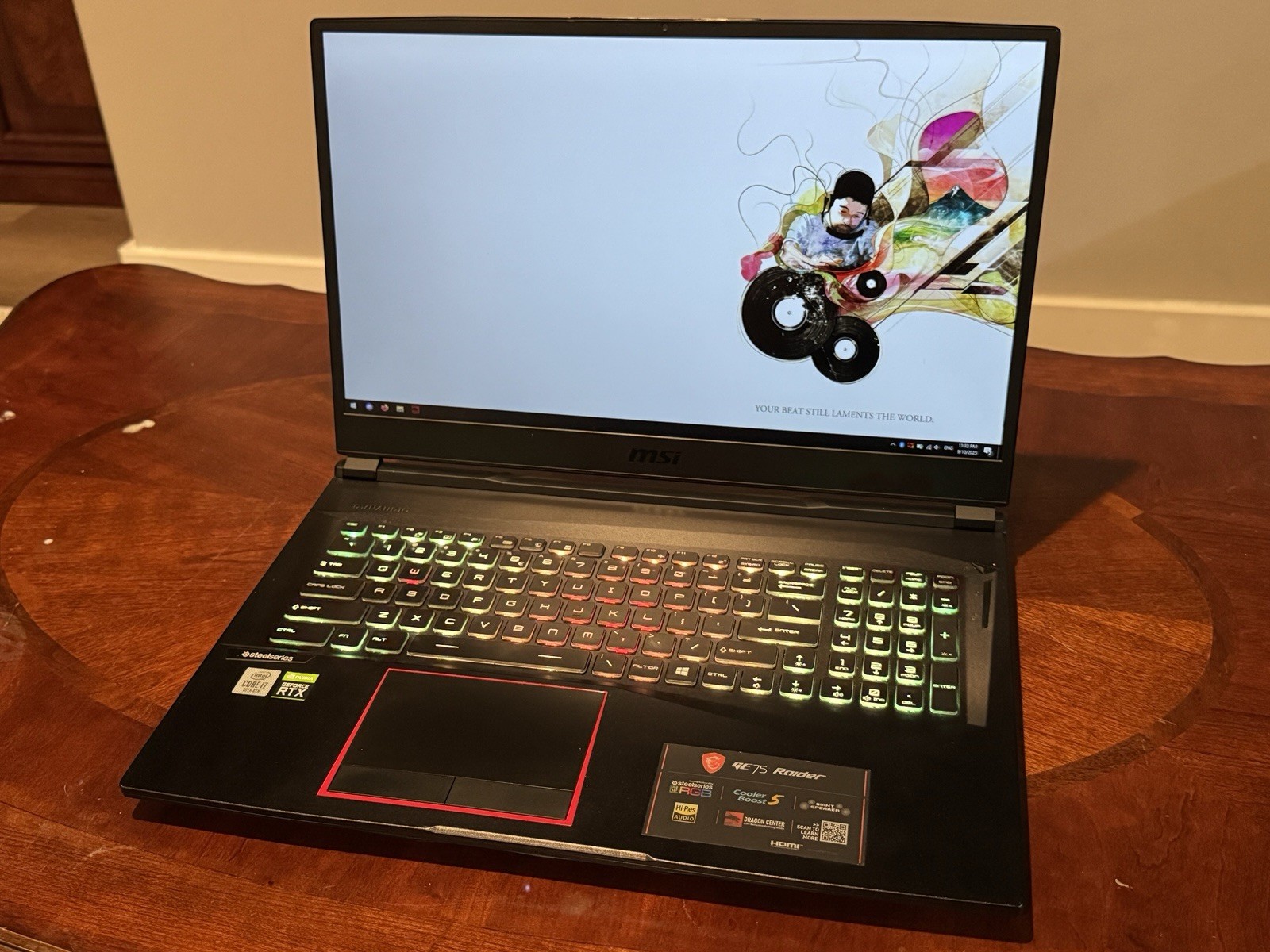 MSI GE75 Raider 17.3″ i7-10750H 16GB RAM 512GB SSD 1TB HDD GeForce RTX 2070