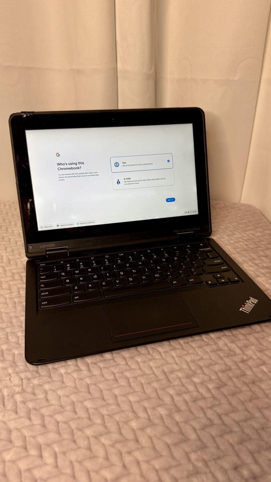 Lenovo ThinkPad Yoga 11e 3rd Generation Chromebook 11.6″ N3160 4GB 16GB SSD
