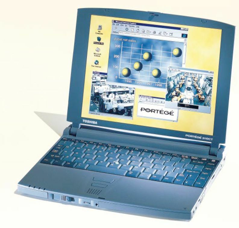 Toshiba Portege 3110CT Ultraportable Thin Laptop Notebook Computer Windows 98