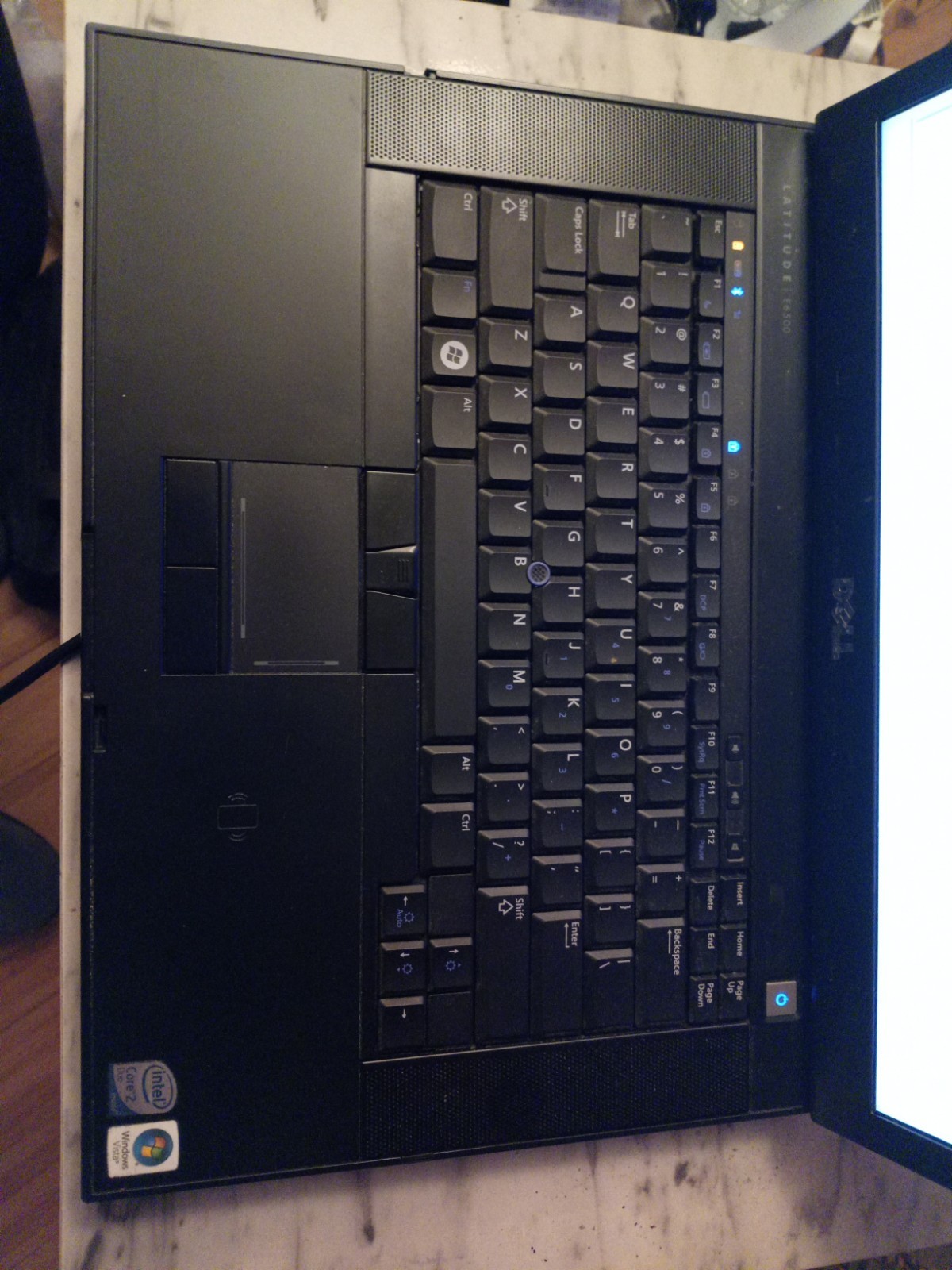 Vintage Dell Latitude E6500 Intel Core2 Duo CPU T9400 8GB Webcam Bluetooth