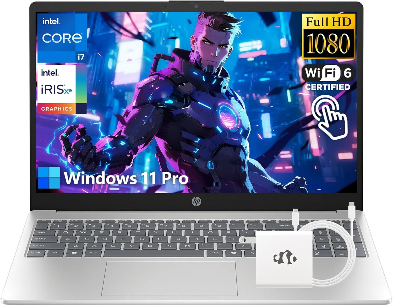 HP 15.6″ FHD Touchscreen Laptop Intel Core i7-1355U 16GB RAM 512GB SSD Win11 Pro