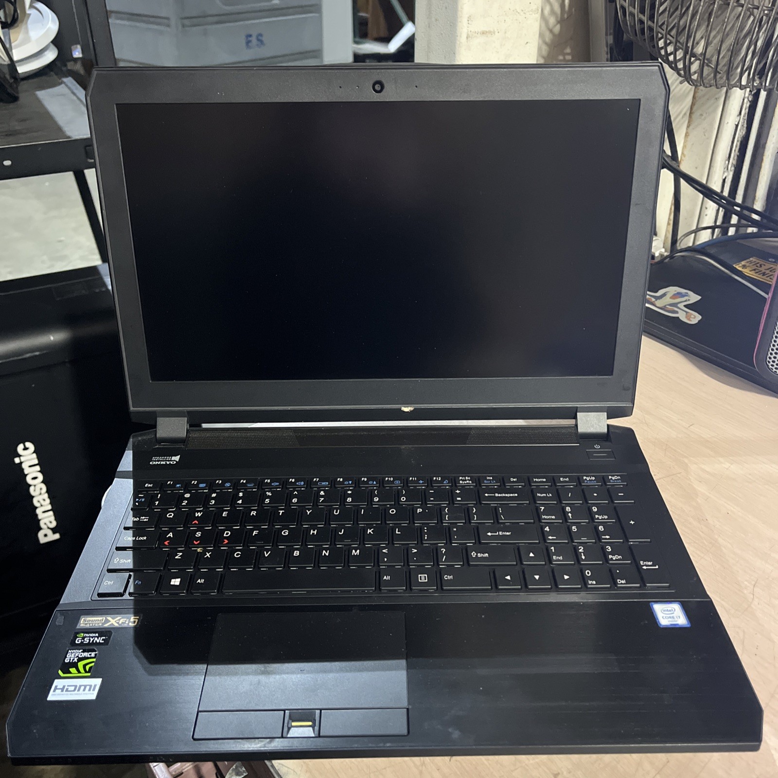 NOTEBOOK COMPUTER P650RG INTEL CORE I7 16GB RAM NO HD