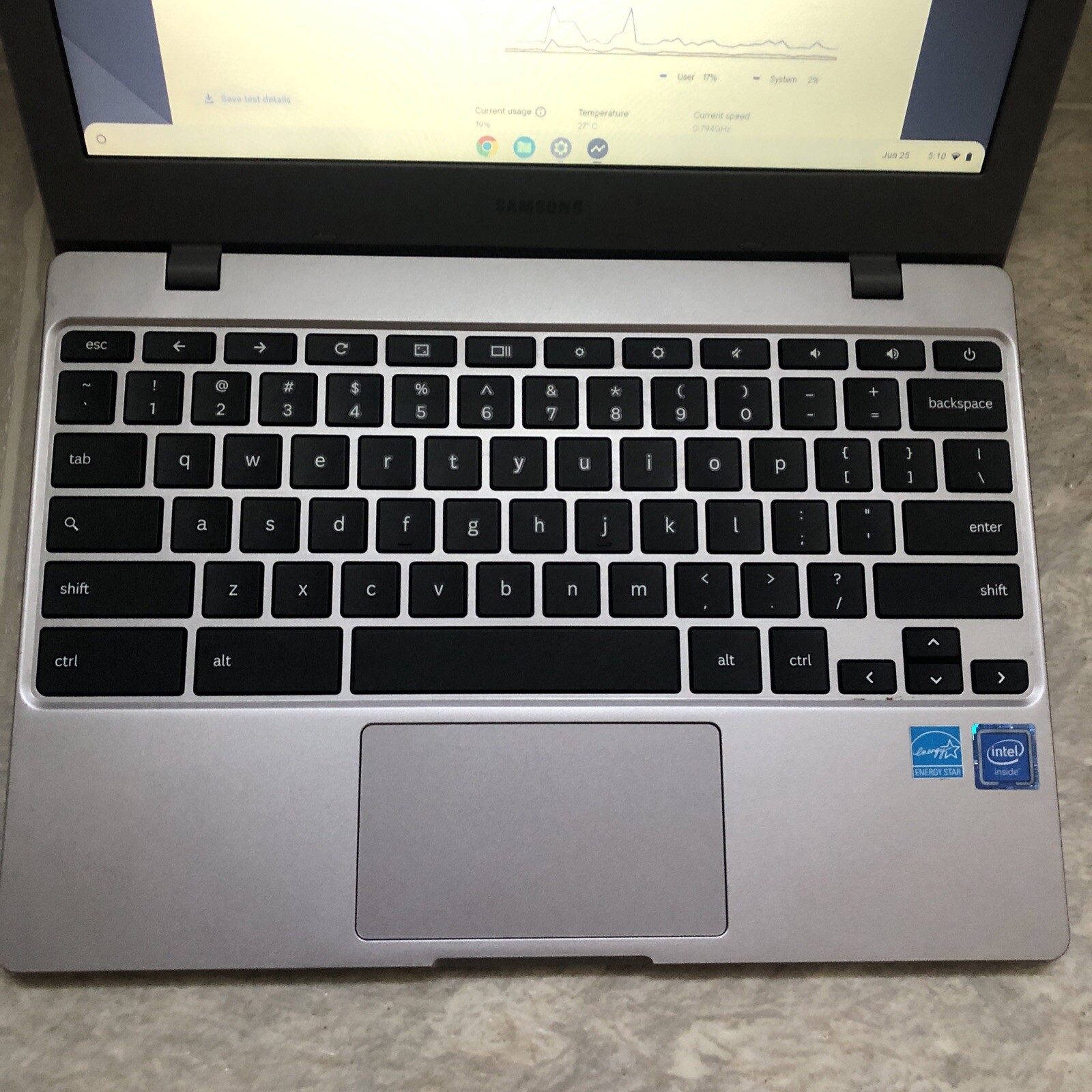SAMSUNG XE310XBA K01US Chromebook 4 11.6″ Intel Celeron N4000 4GB RAM 32GB eMMc