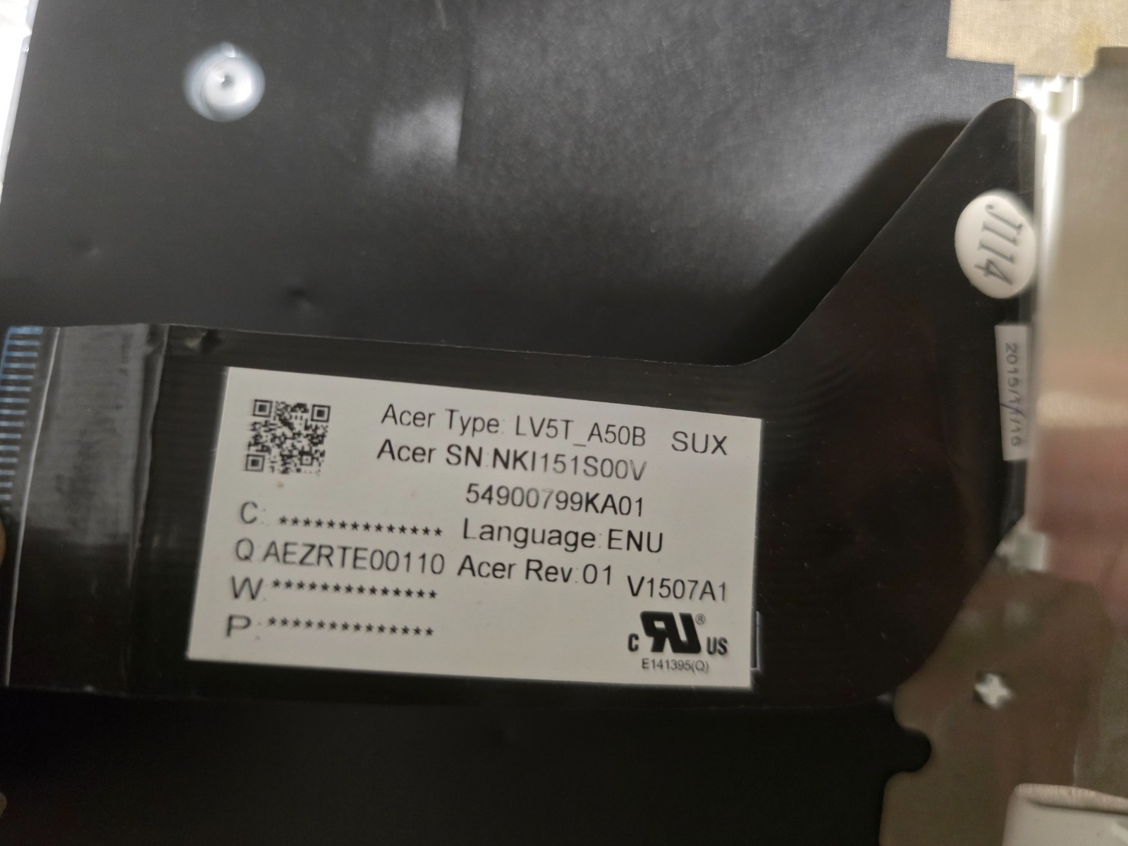 ACER E5-573 E5-574 P258M F5-571 TOP BODY PALMREST TFQ4CZRTTAT EAZRT00202