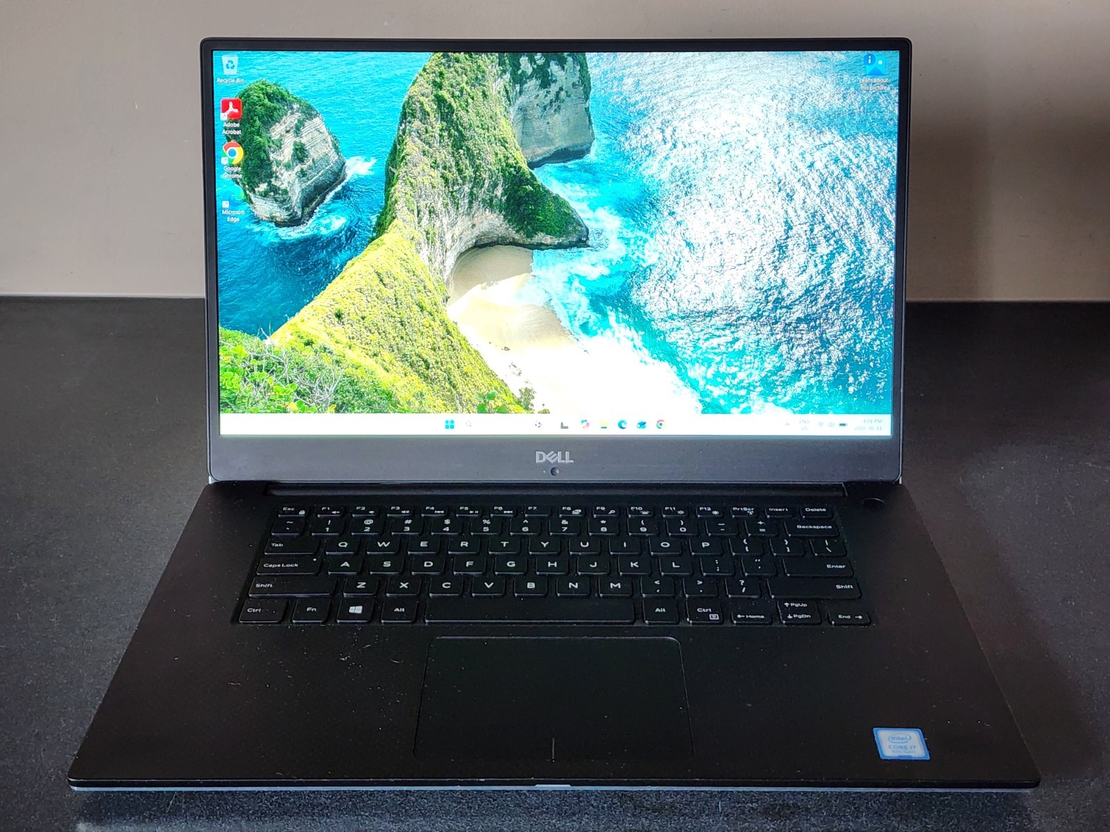 Dell XPS 15 9570 i7-8750H 16GB RAM GTX 1050 Ti 256GB SSD Win 11 Pro