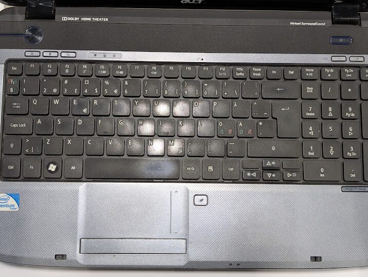 Acer Aspire 5738z – Not Tested, No RAM/HDD, Signs of Use