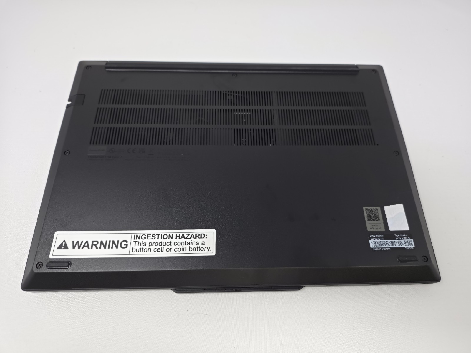 OPEN BOX Lenovo Thinkpad E14 Gen 7(Black | RAM: 16 GB | 256 GB SSD | Core 5) 14″