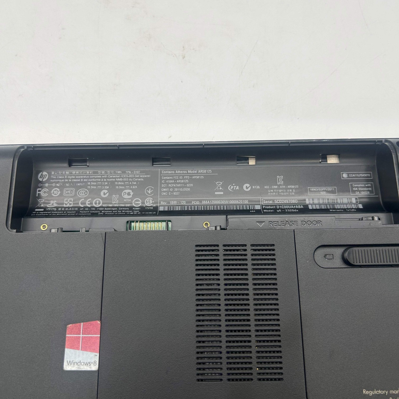 HP Pavilion G6 Laptop 15.6″ |AMD A6|4GB RAM|512GB HDD|