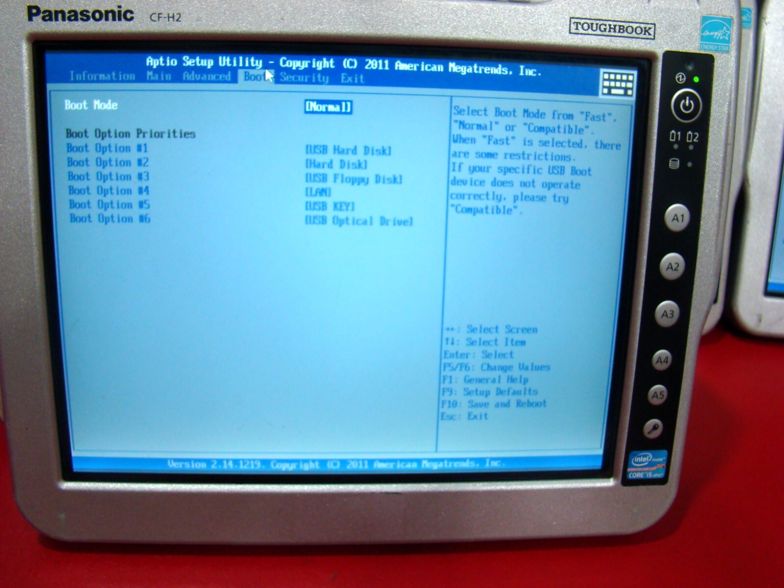 Panasonic CF-H2 i5 1.80GHz Win7 Touchscreen WIFI BlueTooth CF-H2FRJHK1M Tablet