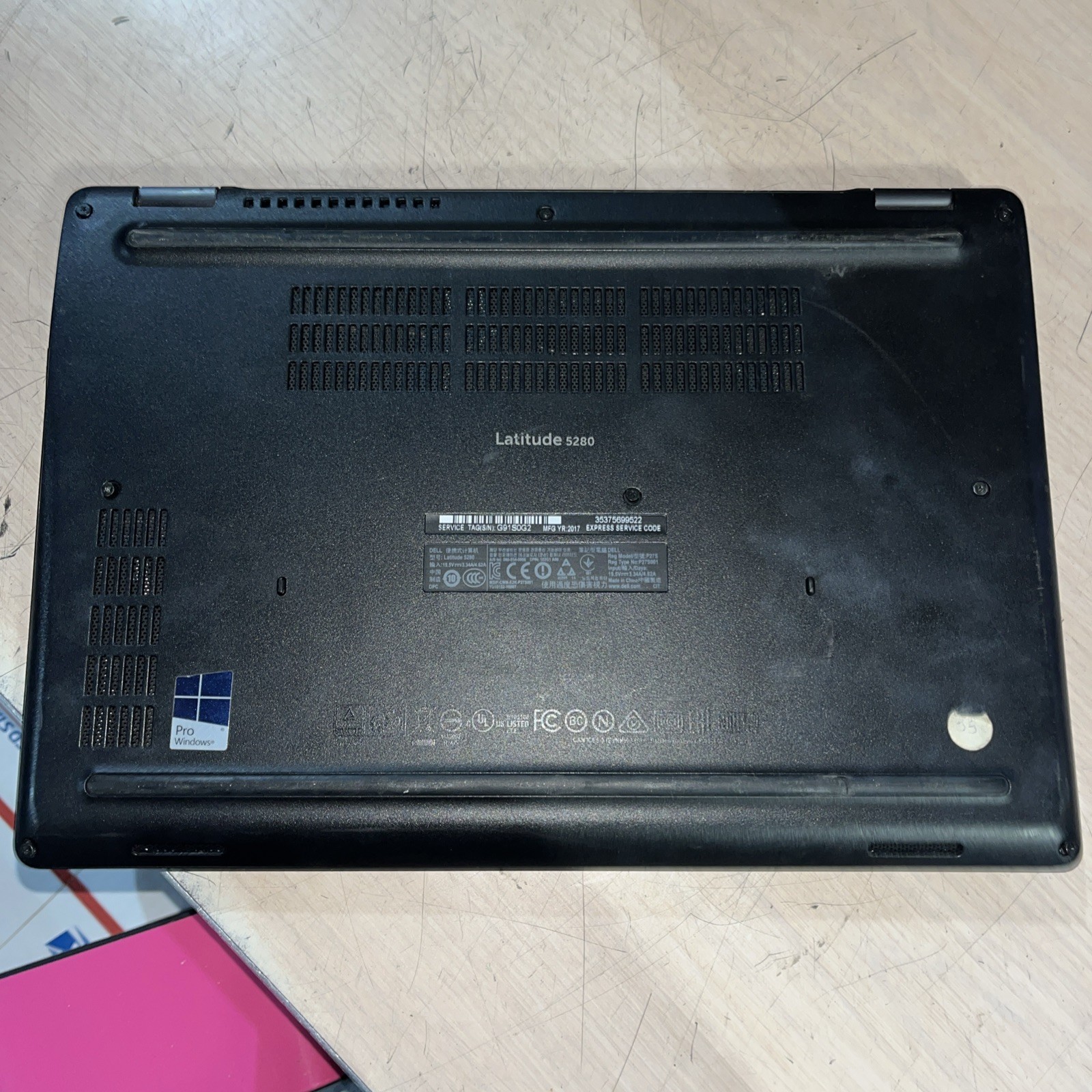 DELL LATITUDE 5280 INTEL CORE I3-7100U 2.40GHZ 8GB RAM NO HD ‘