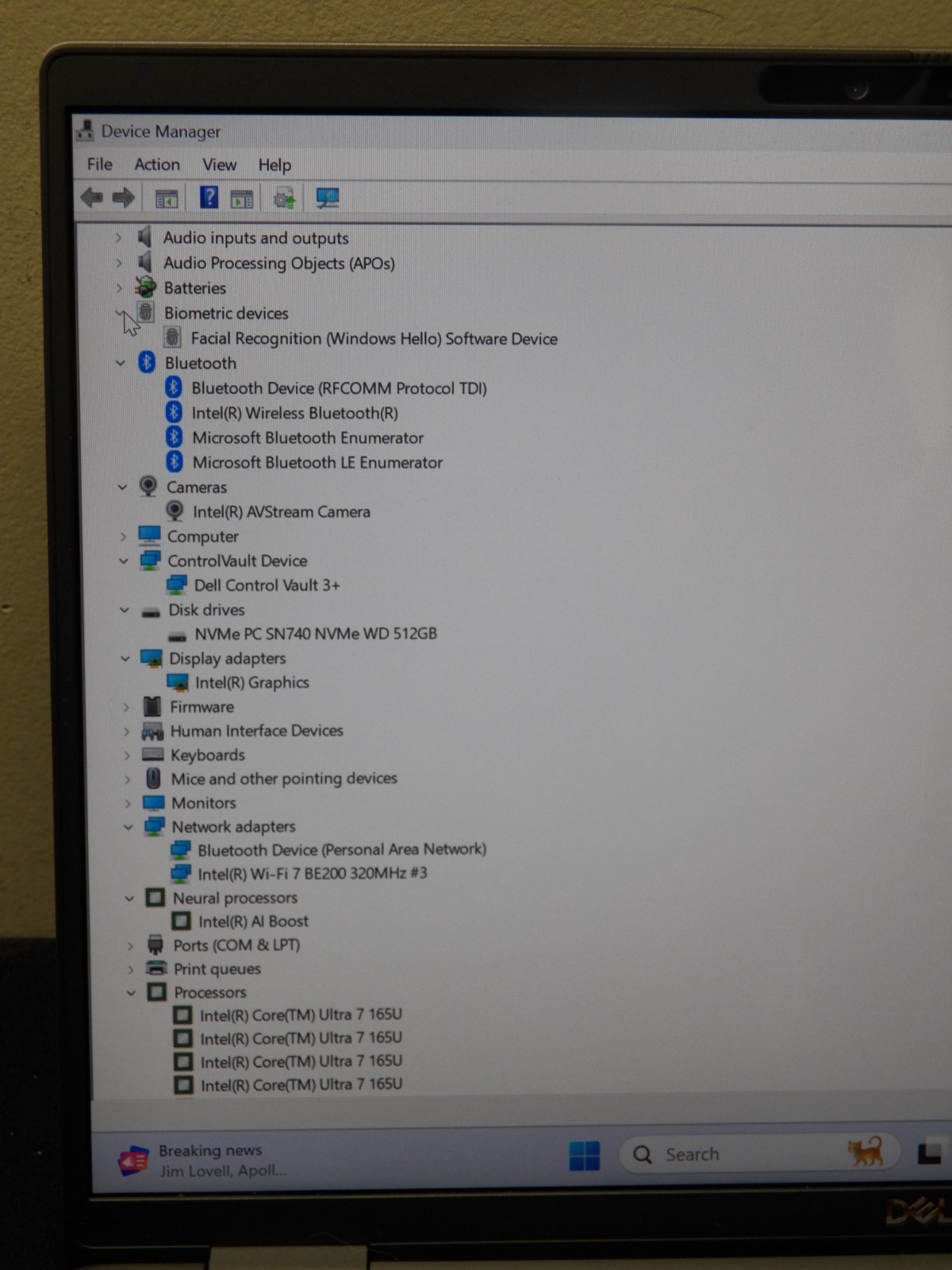 Dell Latitude 7450 14 Inch Windows 11 Pro Touch – Ultra 7/16GB/Backlit KB/TB4 J