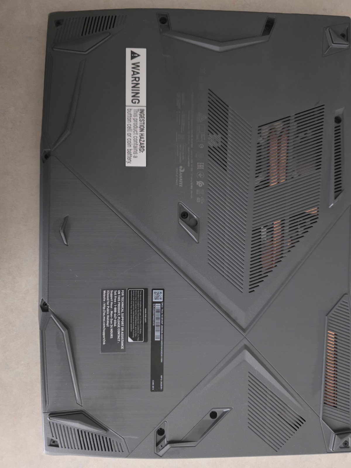 MSI Thin 15 Gaming Laptop Rtx 4060