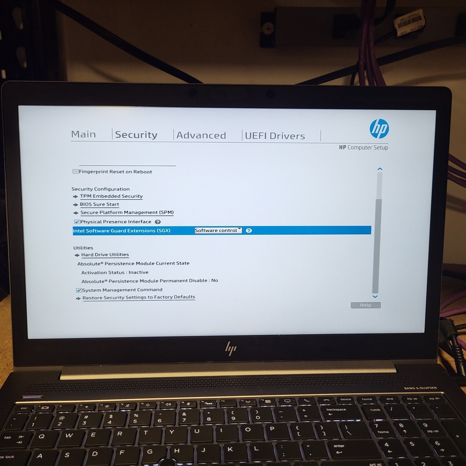 Light Spots HP ZBook 15u G6 Laptop Intel i7-8565U 1.8GHz 8GB 256GB SSD