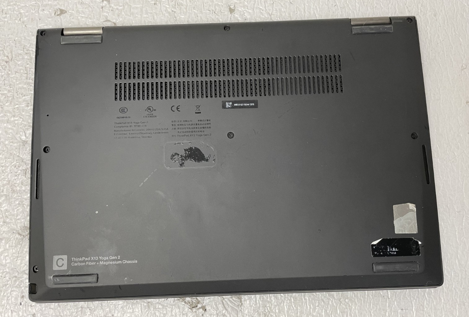 Lenovo ThinkPad X13 Yoga Gen 2 13″ i5-1145G7 @2.60GHz 16GB RAM NO SSD Parts READ